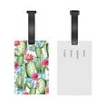 thumbnail image 5 of Kdxio Flowers and Cactus Luggage Tags Privacy Cover ID Label Suitcase Tags Identifiers For School Bags,Suitcases, 5 of 7