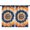 orange and blue, variant on Blackout Kids Curtains,Colorful Floral Pattern Childrens Insulated Curtains Set Of 2,Bedroom Essentials,Toddler Room Decor 42"x54"