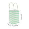 thumbnail image 3 of Unique Bargains 6 Pcs Gift Bags Stripes Gift Packaging Green, 3 of 5