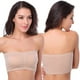 thumbnail image 2 of Sujetador Bandeau Acolchado para Mujer, Tops de Tubo con Almohadillas extraíbles sin Tirantes, Paquete de 1, Rosa-L-Rosa-L oso de fresa Electrónica, 2 of 5