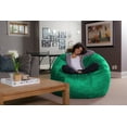 thumbnail image 5 of Sofa Sack Bean Bag Chair, Memory Foam Lounger with Microsuede Cover, Kids, Adults, 5 ft, Aqua Marine, 5 of 6