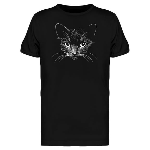 Black Cat Muzzle Tee Men's -Image by Shutterstock