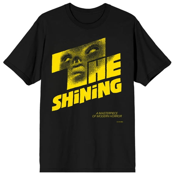 The Shining Poster Art Crew Neck Short Sleeve Men's Black T-shirt-Small