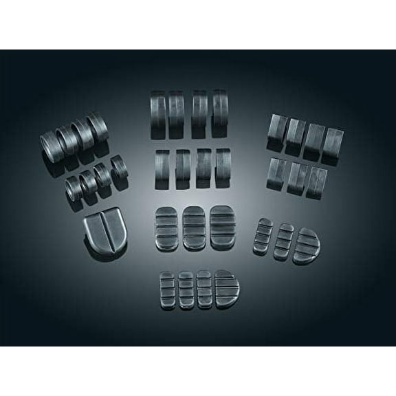Kuryakyn 8083 Motorcycle Footpeg Components: Replacement Rubber Pads for IS