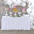 thumbnail image 5 of Table Skirt Pleated Ruffle Tablecloth For Wedding Birthday Party Baby Shower Table Decoration, 5 of 9