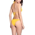 thumbnail image 4 of MSJUHEG Halter Swimsuits for Women Floral Bikini Strapless Bathing Suits Crochet Bikini Cute Bathing Suit Bikini Bathing Suits Swim Suit for Women Two Piece Swimsuit Yellow M, 4 of 4