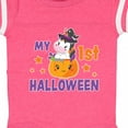 thumbnail image 4 of Inktastic My 1st Halloween with Unicorn Witch Girls Baby Bodysuit, 4 of 5