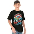 thumbnail image 5 of Retro Smurfs Cartoon 4th of July Crewneck T Shirts Boy Girl Teen Brisco Brands XS, 5 of 6
