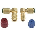 thumbnail image 1 of R12 To R134 A High/low Ac Fitting Port Retrofit Conversion Adapter, Quick Coupler Valve A/c 90 Degr, 1 of 5