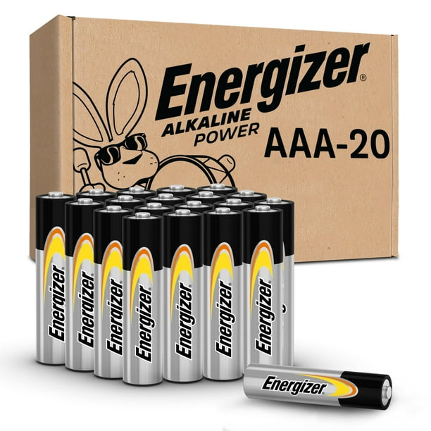 Batería Energizer Alkaline Power AAA de 1,5 V (paquete de 20)