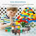 thumbnail image 2 of 4pcs Miniature Cow Ornaments Bonsai Cow Models Desktop Mini Cow Figurines, 2 of 2