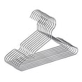 thumbnail image 3 of Paquete de 10 ganchos para ropa de acero inoxidable y metal, 3 of 5