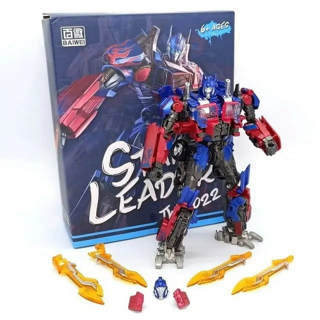Jouets de Transformation DMH Optimus SS44 BAIWEI TW1022 Figurine d'Action OP Commander Robot de Déformation Anime Voiture en Alliage Modèle Métallique Cadeau