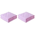 thumbnail image 1 of WUSUOWEI 2PCS Washable Bed Pads19x27Inch,Heavy Absorbency Reusable Incontinence Pads for Adults,Elderly,Bed Wetting Mattress Protector,Crib Quilted Blanket for Stroller,Travel, 1 of 7