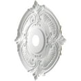 thumbnail image 4 of Ekena Millwork 22"OD x 3 1/2"ID x 1"P Attica Thermoformed PVC Ceiling Medallion (Fits Canopies up to 7 3/4"), Metallic Champagne Bronze, 4 of 10
