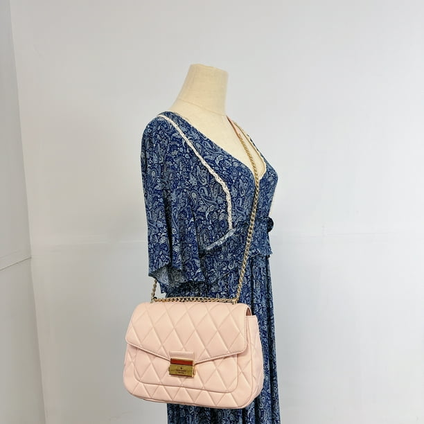 ＊ kate spade 130㎝ ＊ Kate Spade KA766 Carey Medium Flap Shoulder Bag IN pink