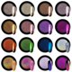 thumbnail image 1 of 16 tarros de polvo de uñas cromado efecto espejo metálico pigmento holográfico Aurora camaleón 0.04 oz/tarro para esmalte de uñas en gel sirena unicornio polvo de inmersión... XianweiShao 8390615104081, 1 of 5