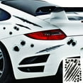 thumbnail image 1 of EGNMCR Car Modification Car Stickers Simulation Bullets Hole Crack Stickers Personalized Stickers Funny Car Supplies Auto Stickers, 1 of 7
