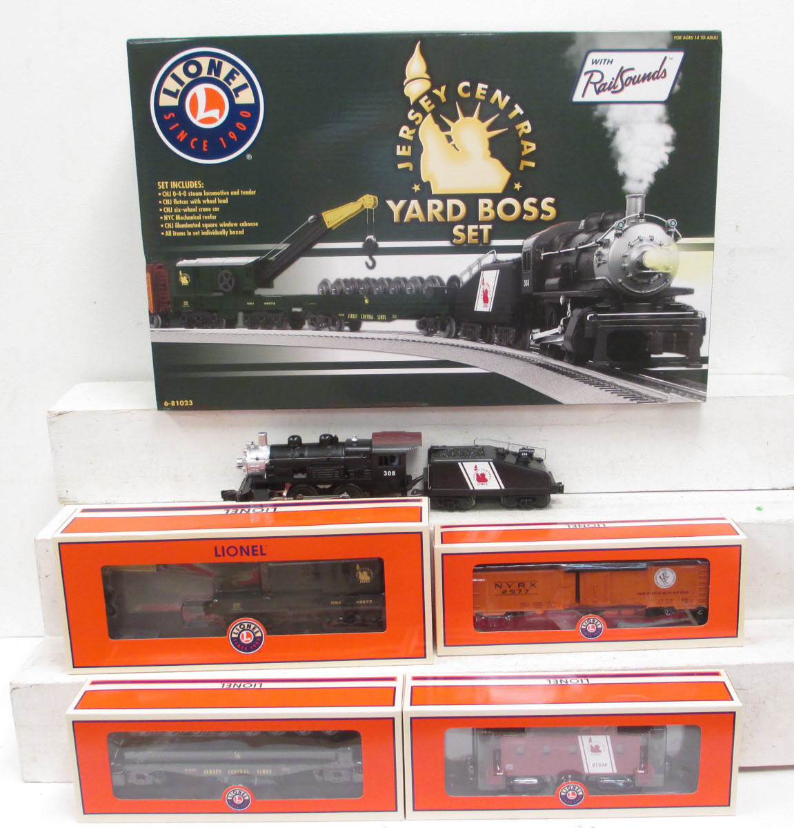 the yard boss train set