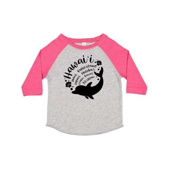 Inktastic Hawaii Islands with Dolphin Boys or Girls Toddler T-Shirt