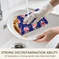 thumbnail image 5 of 2 Pcs Pioneer Flower Floral Print Pattern Kitchen Towels, Funny Microfiber Dish Towel Set, 18" X 26" Tea Towels, 5 of 6