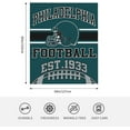 thumbnail image 4 of Philadelphia Fans Blanket Gifts 50x60 inches Soft Lightweight Flannel Throw Blanket for Men Women Youth Kids Classic Football Team Color Blankets for Sofa Bed Bedroom Living Room, 4 of 6