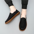 thumbnail image 5 of Mens Anti Slip Driving Shoes Leather Loafers Casual Fashion Leather Shoes Comfortable Soft Walking Shoes Black 7.5 US, 5 of 7