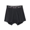 thumbnail image 3 of Bolter Men's 5-Pack Cotton Stretch Boxers Shorts (X-Large, Black/Grey), 3 of 9