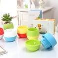 thumbnail image 3 of 15 macetas de riego coloridas, redondas de plástico, para plantas y flores, para decoración del hogar, 3 of 5