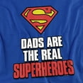thumbnail image 2 of Superman T-Shirt Father'S Day Dads Real Superhoroes Unisex Graphic Tee for Men & Women, 2 of 7