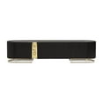 thumbnail image 4 of Michael Amini Lisbon Media Cabinet - Silken Matte Black, 4 of 15
