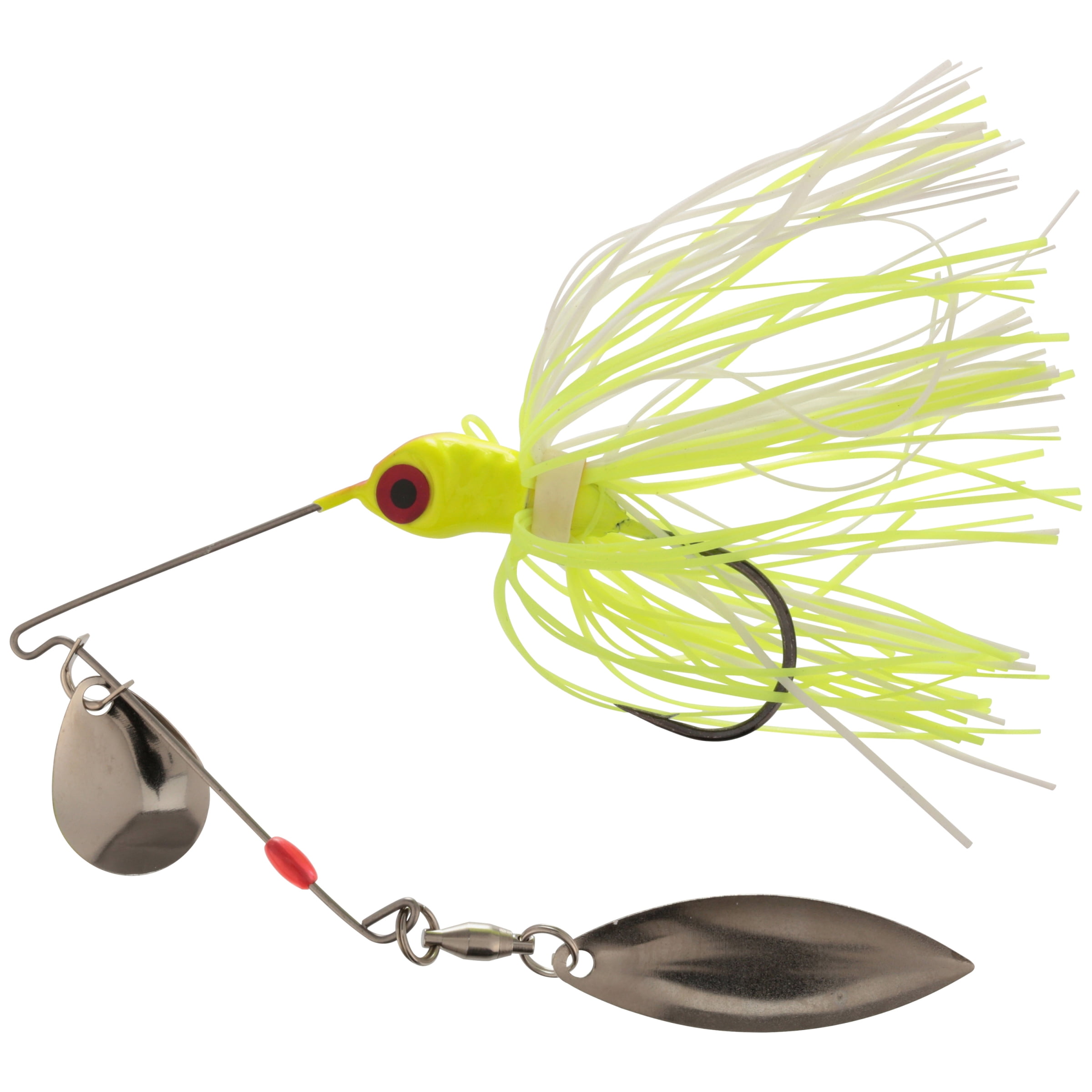 Strike King Red Eye 3/16 oz Spinnerbait Lure Chartreuse White