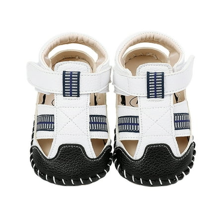 

huanledash Baby Sandals 1 Pair Baby Sandals Suture Design Anti-skid Casual Soft Bottom Baby Beach Shoes for Summer