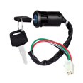 thumbnail image 1 of QJUHUNG WINOMO Ignition Lock Cylinder Starter Switch Lock Keys for  Terrain Vehicles Motorcycle Electric Vehicles (Black), 1 of 6