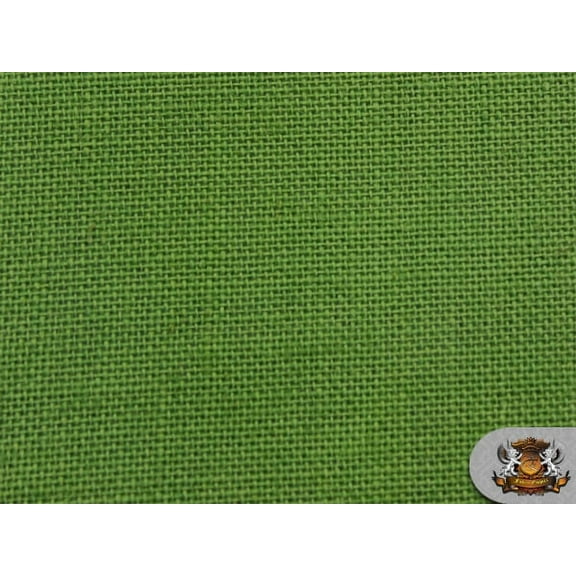 Burlap Jute APPLE GREEN Fabric / 58" / Sold by the yard