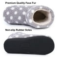 thumbnail image 3 of Women's Bootie Slippers Cute Plush Fleece Memory Foam House Shoes Indoor Winter Boot Slippers, 3 of 5