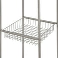 Mainstays 5 Shelf Steel Storage Shelf Unit, Satin Nickel Finish for
