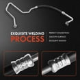 thumbnail image 5 of A-Premium A/C Suction Line Hose Compatible with Jeep Wrangler TJ 2003-2004 L4 2.4L L6 4.0L Low Pressure Compressor to Evaporator, 5 of 8