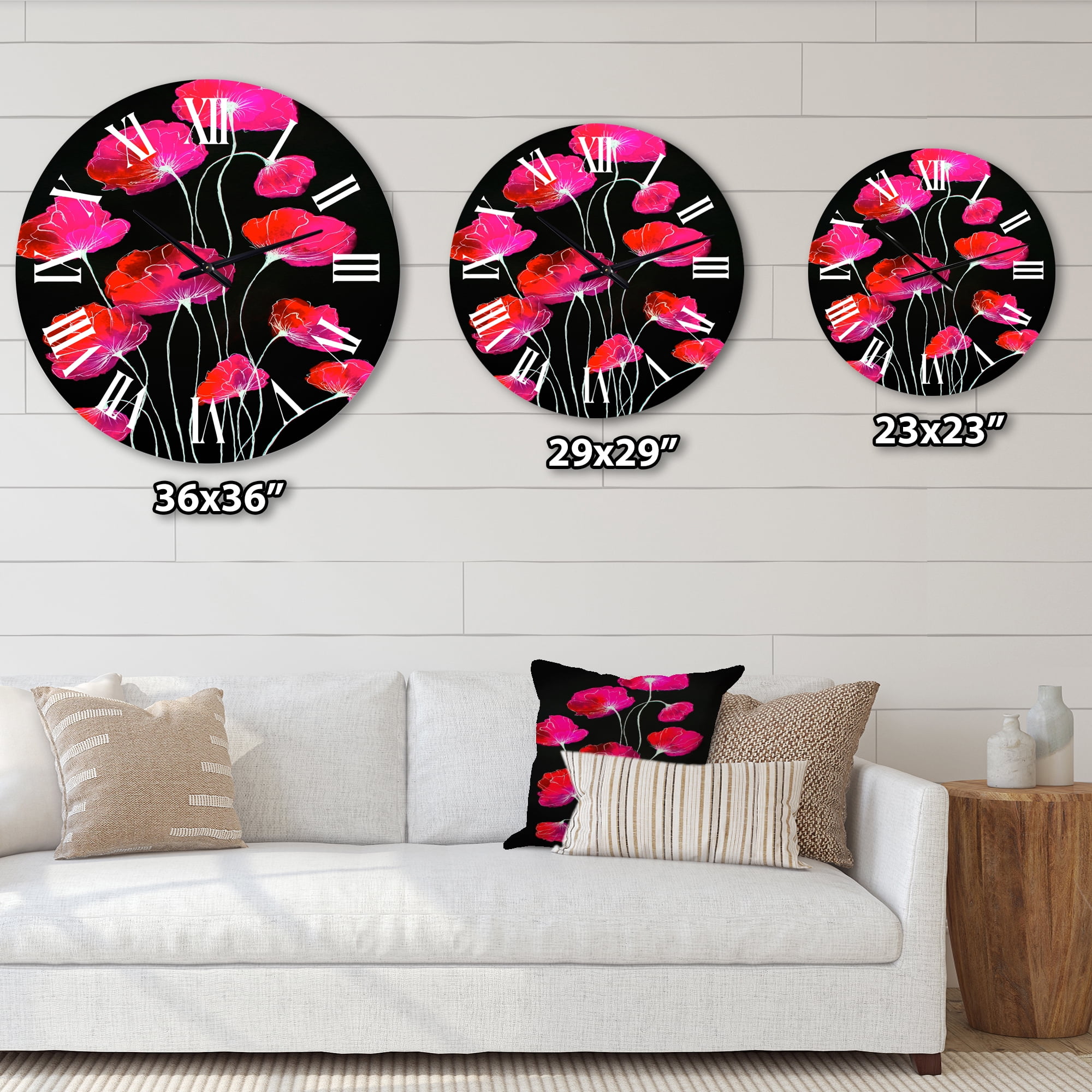 Designart 1 in Traditional Wall Clock