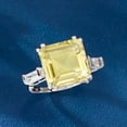 thumbnail image 4 of Ross-Simons 10.60 ct. t.w. Lemon and White Topaz Ring in Sterling Silver, Women's, Adult, 4 of 5