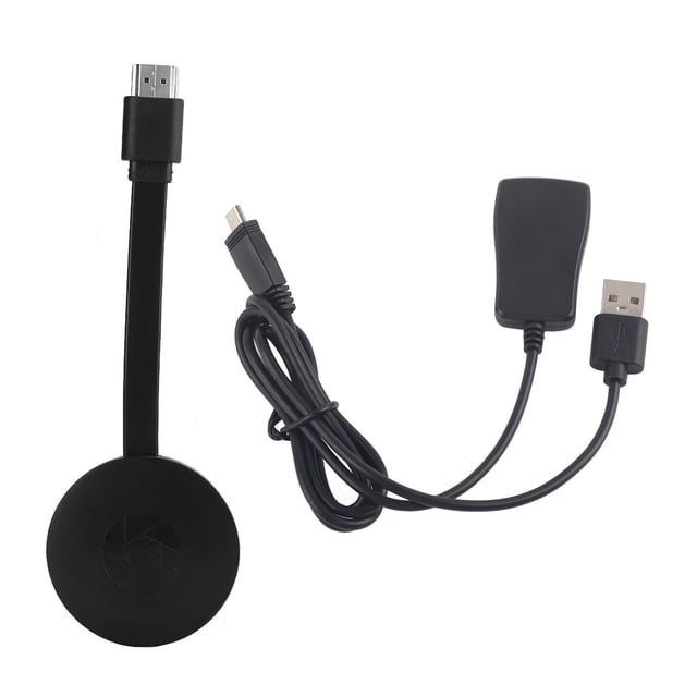 G20 Mirascreen 1080P - Receptor multimedia inalámbrico con WiFi y HDMI para TV, adaptador de transmisión multimedia Airplay