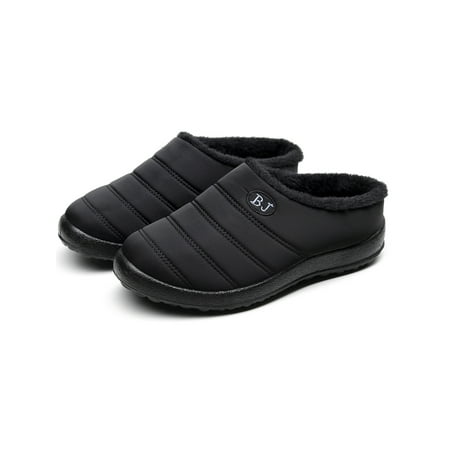 

Gomelly Womens Solid Color Keep Waram Flat Shoes Round Toe Casual Winter Warm Wear Shoes