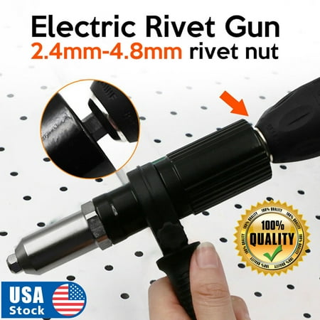 

AOK Professional Electric Rivet Nut Gun Adaptor Insert Cordless Power Drill Tool Kit