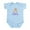 Sky Blue, variant on CafePress - Future Infant Bodysuit - Baby Light Bodysuit, Size Newborn - 24 Months