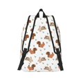 thumbnail image 6 of Rocae Rabbit And Squirrel for Durable Canvas Backpack Leisure Large Bag Travel Rucksack Multi-function Backpack Small, 6 of 8