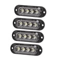 thumbnail image 3 of Luces de Posición laterales, 4 piezas luces laterales para camión alto brillo 3000k ip65 led impermeables fácil instalación luz de flash de emergencia para camión de 12 a 24 V 24 V, 3 of 7