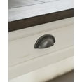thumbnail image 4 of Steve Silver Cayla Farmhouse 54" Wood Console Table, Dark Oak/Antique White, 4 of 7