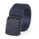 thumbnail image 2 of uds cinturón de nailon, cinturón táctico de lona de estilo militar para hombres, seguridad aeroportuaria rápida, con hebilla de plástico, hebilla de Metal gratis (negro, azul oscuro) Kuyhfg Sin marca, 2 of 4