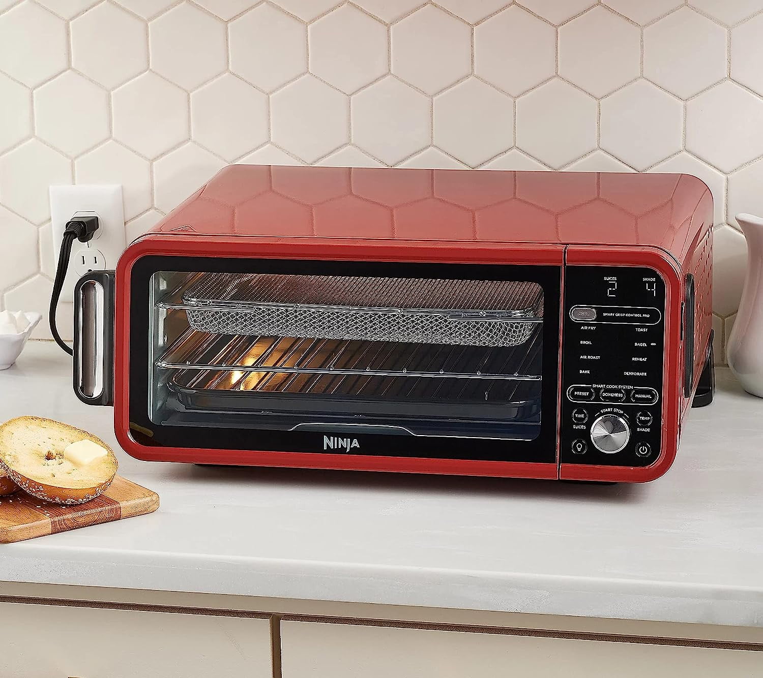 Renewed Ninja SP251Q Digital Air Fry Pro Countertop 10 in 1 CINNAMON