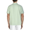 thumbnail image 2 of Cafe Luna Men's and Big Men's Pintuck Short Sleeve Guayabera Shirt, Sizes S-5XL, 2 of 3
